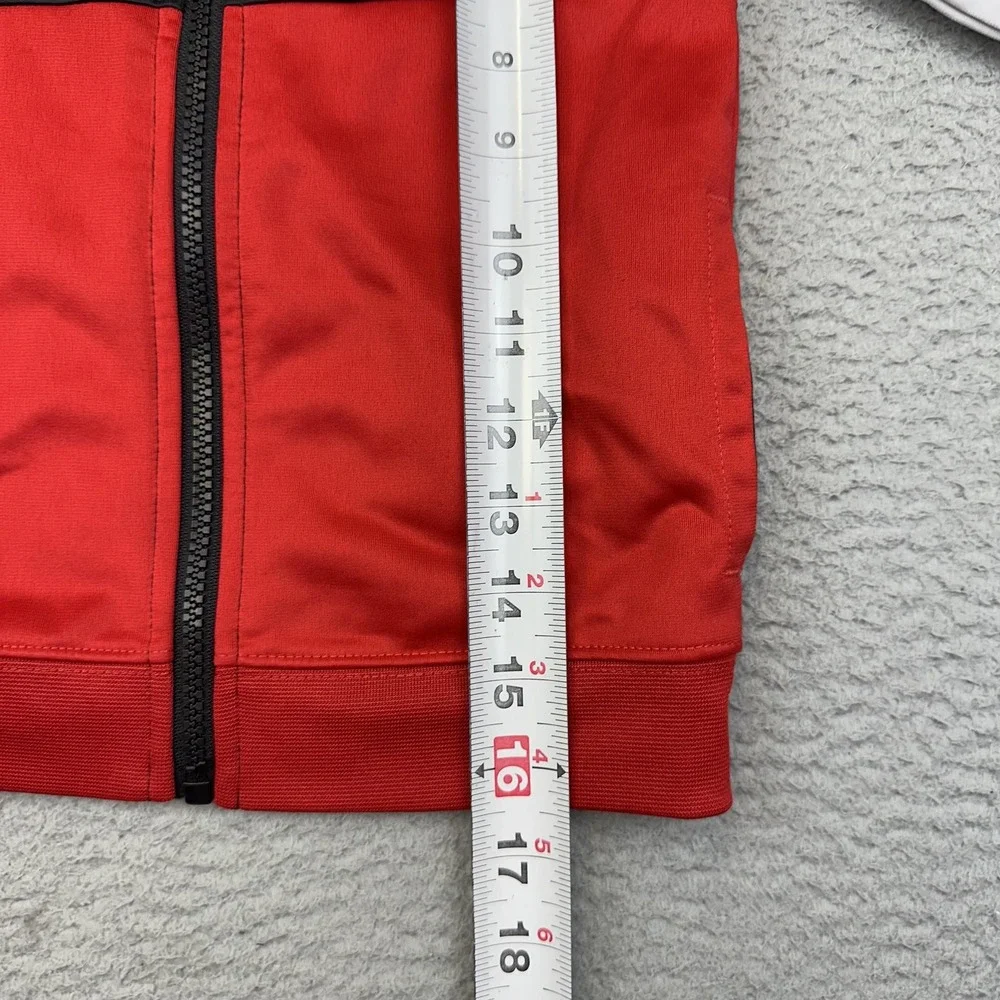 Nike Jacket Youth 4T‎ Red Black Full Zip Track Athletic 3-4Yrs 98-104CM School